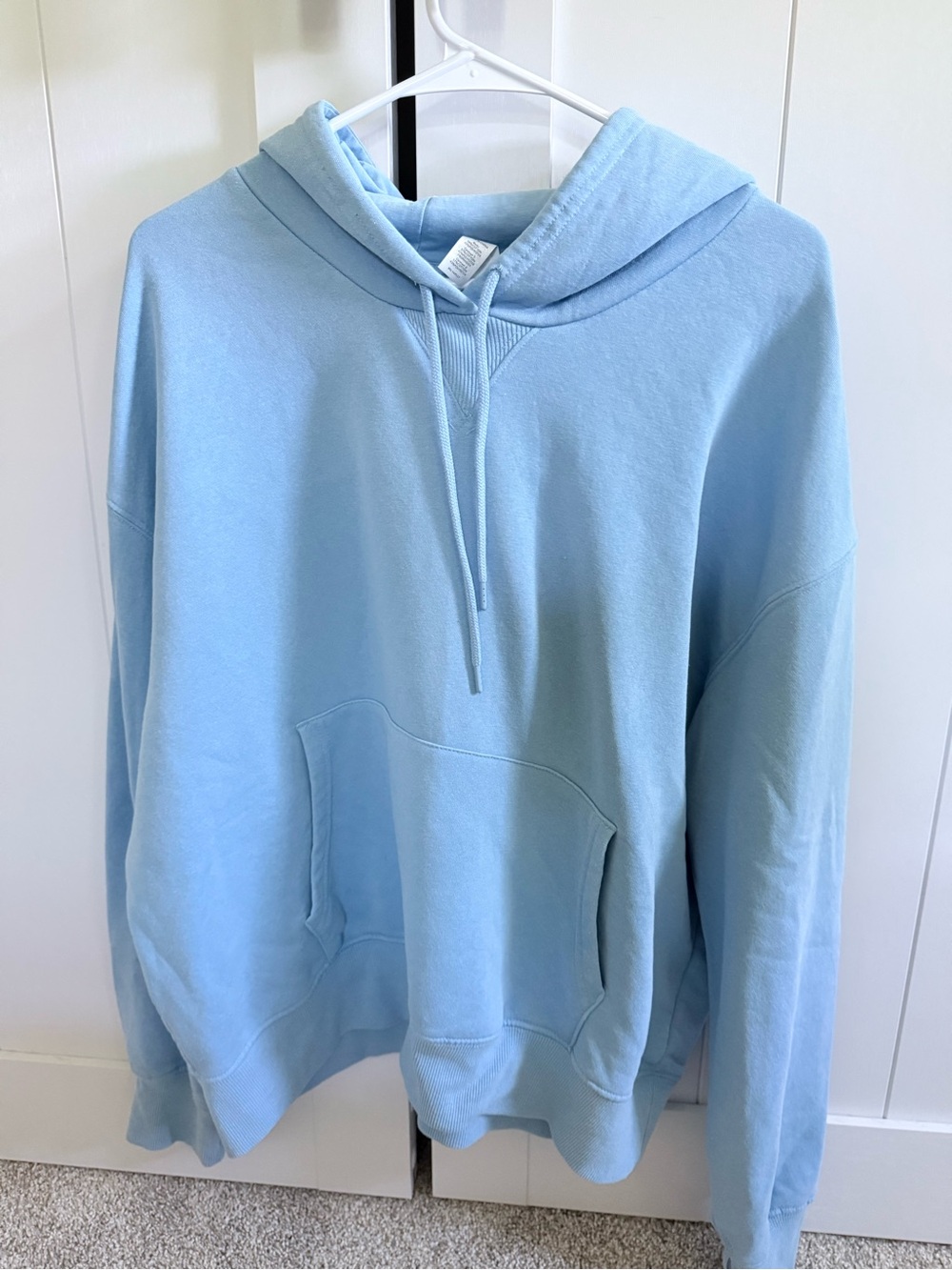 Yogalicious Light Blue Baby Fleece Hoodie - XL